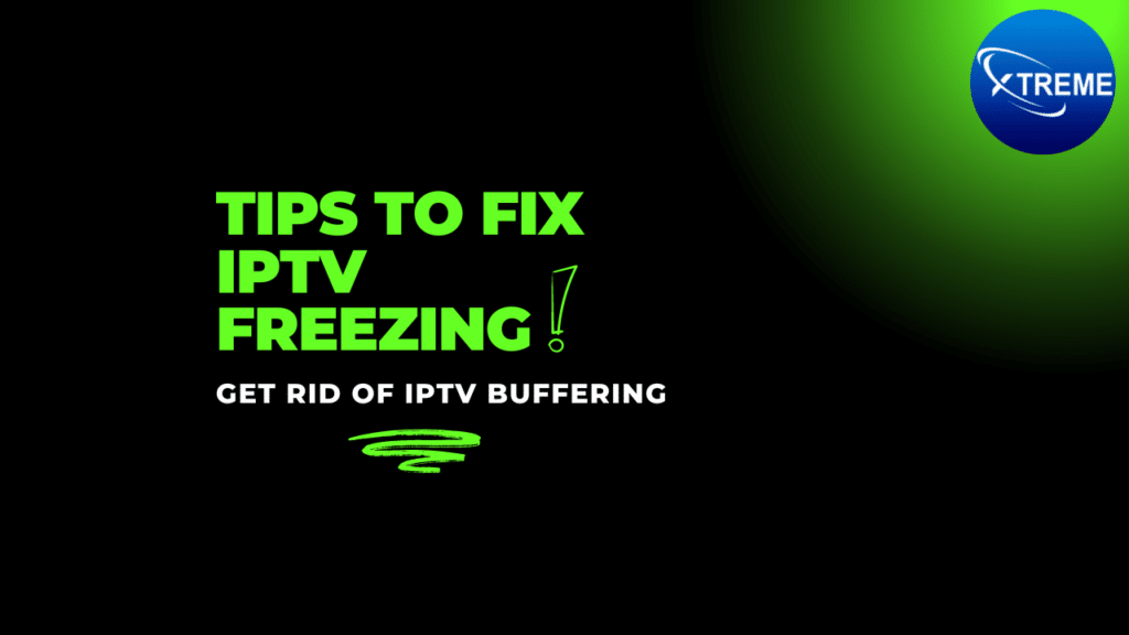 A featured image on complete guide to fix iptv freezing and iptv buffering issues